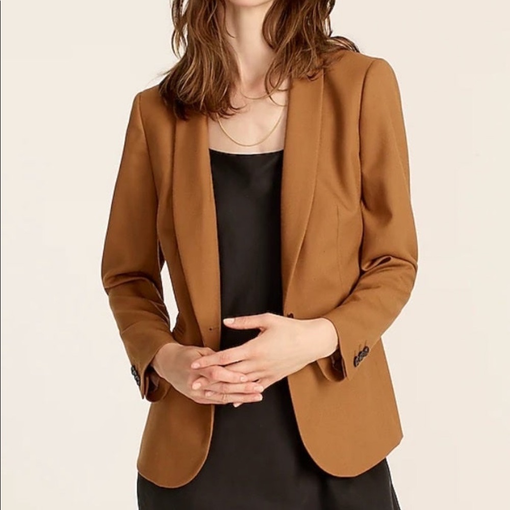 J.Crew Petite Parke Blazer in Wool Flannel NWT